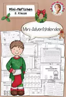 Vorschau - Arbeitsblätter - Mini-Adventskalender Paket Klasse 1-3 | Weihnachten Deutsch Mathe - Seite 1