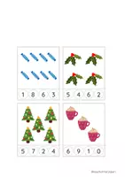 Vista previa - Hojas de trabajo - Conteo Navidad - página 2
