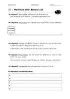 Vorschau - Arbeitsblätter - Ein Bilderbuch - Deckblatt