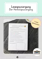 Vorschau - Arbeitsblätter - Lesespaziergang - Herbstspaziergang - Deckblatt