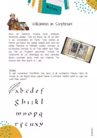 Vorschau - Arbeitsblätter - UR6 Europa im Mittelalter - 15. Stunde: Willkommen im Scriptorium! (Kreative Gestaltungsaufgaben) - Seite 1