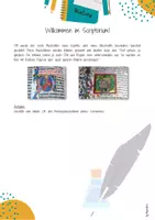 Vorschau - Arbeitsblätter - UR6 Europa im Mittelalter - 15. Stunde: Willkommen im Scriptorium! (Kreative Gestaltungsaufgaben) - Seite 2