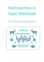 Vorschau - Text - Weihnachten in Opas Werkstatt / Weihnachtsgedicht - Deckblatt