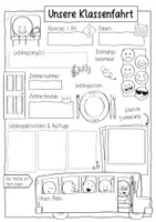 Vorschau - Arbeitsblätter - Unsere Klassenfahrt / Schullandheim - Reisetagebuch in Sketchnotes - Seite 3