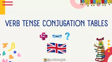Aperçu - Feuilles d'exercices - Tableau de conjugaison des verbes anglais! - Page de couverture