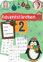Vorschau - Arbeitsblätter - Adventstürchen 2: Anlaute/ Silben/ Lautpositionen (1.Klasse) - Deckblatt