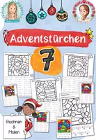 Vorschau - Arbeitsblätter - Rechenmalblätter Weihnachten | kostenlos | Klasse 1-4 - Deckblatt