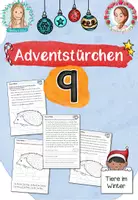 Vorschau - Arbeitsblätter - Tiere im Winter | Sachunterricht Klasse 1-4 - Deckblatt