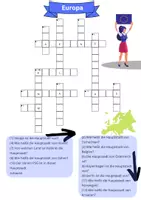 Vorschau - Spiele - Kreuzworträtsel Europa - mittel - Deckblatt