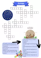 Vorschau - Spiele - Kreuzworträtsel Europa - schwer - Deckblatt