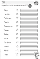 Vorschau - Arbeitsblätter - Adventstürchen 19: Übung zum ABC (1.-4. Klasse) - Seite 3
