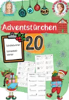 Vorschau - Arbeitsblätter - Adventstürchen 20: Schüttelwörter (Buchstabensalat)/ Schneeballwörter (1-4. Klasse) - Deckblatt