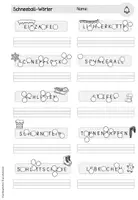 Vorschau - Arbeitsblätter - Adventstürchen 20: Schüttelwörter (Buchstabensalat)/ Schneeballwörter (1-4. Klasse) - Seite 2