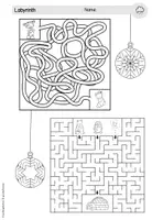 Vorschau - Arbeitsblätter - Adventstürchen 24: Mandala/ Labyrinth (1-4. Klasse) - Seite 2