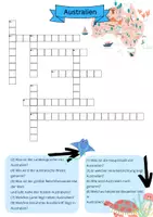Vorschau - Spiele - Kreuzworträtsel Australien - schwer - Deckblatt