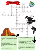 Vorschau - Spiele - Kreuzworträtsel Amerika - mittel - Deckblatt