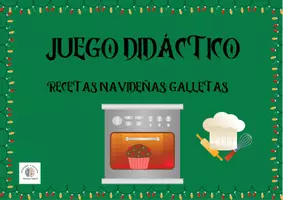 Vista previa - Juegos / Gamificación - JUEGO DIDÁCTICO: RECETAS DE NAVIDAD (GALLETAS) - Portada