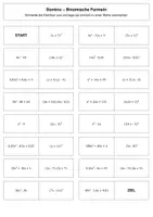 Vorschau - Stundenentwürfe - Domino - Binomische Formeln gemischt - Deckblatt