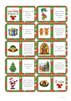 Vorschau - Spiele - Lese-Domino - Weihnachten - differenziert - Seite 1