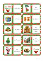 Vorschau - Spiele - Lese-Domino - Weihnachten - differenziert - Seite 2