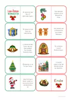 Vorschau - Spiele - Lese-Domino - Weihnachten - differenziert - Seite 3