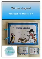 Vorschau - Spiele - Winter-Logical für Klasse 3&4 - Deckblatt
