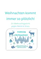 Vorschau - Text - Weihnachten kommt immer so plötzlich - Deckblatt