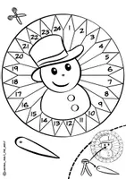 Vorschau - Unterrichtsreihen - Bastel-Paket "Adventskalender" / Bastelvorlagen / Weihnachten - Seite 1