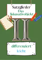 Vorschau - Arbeitsblätter - Das Akkusativobjekt Übungen (II) | differenziert - leicht - Deckblatt