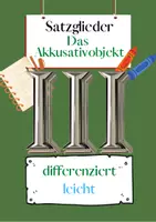 Vorschau - Arbeitsblätter - Das Akkusativobjekt Übungen (III) | differenziert - leicht - Deckblatt