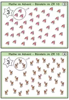 Vorschau - Fördermaterial/Inklusion - Mathe im Advent - Kartei Bündeln im ZR 10 - Seite 3