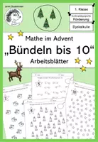 Vorschau - Arbeitsblätter - Mathe im Advent - Arbeitsblätter Bündeln im ZR 10 - Deckblatt