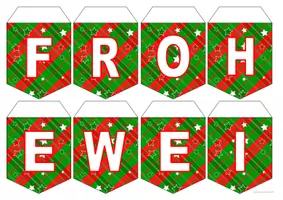 Vorschau - Poster - Wimpelketten - Weihnachten - verschiedene Varianten - Seite 1