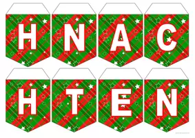 Vorschau - Poster - Wimpelketten - Weihnachten - verschiedene Varianten - Seite 2