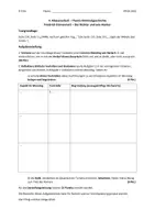Vorschau - Klassenarbeiten - Klassenarbeit und EWH Der Richter und sein Henker Henkersmahlzeit - Deckblatt