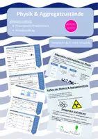 Vorschau - Arbeitsblätter - Was ist Physik und Aggregatzustände - Deckblatt
