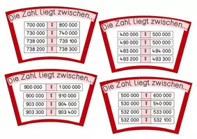 Vorschau - Unterrichtsreihen - Zahlenraum Million – Legekreis zur Orientierung & Stellenwerten | Mathe Klasse 4/5 - Seite 1