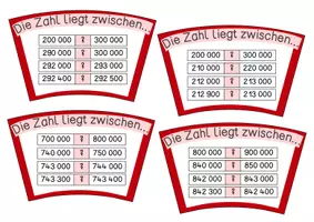 Vorschau - Unterrichtsreihen - Zahlenraum Million – Legekreis zur Orientierung & Stellenwerten | Mathe Klasse 4/5 - Seite 3