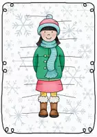 Vorschau - Arbeitsblätter - Winterkinder - lesen, schreiben, malen - Seite 1