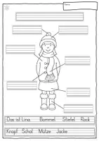 Vorschau - Arbeitsblätter - Winterkinder - lesen, schreiben, malen - Seite 3