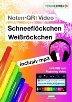 Vorschau - Merkblätter - Boomwhackers Schneeflöckchen Weißröckchen mit mp3 und QR zum Video - Deckblatt