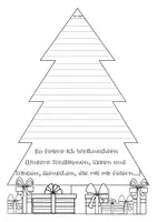 Vorschau - Arbeitsblätter - Weihnachten - Flipbook Weihnachtsbaum Craftivity - Seite 3