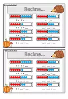 Vorschau - Arbeitsblätter - Kraft der fünf, Rechnen, Anfangsunterricht, Herbst, Zahlenraum 10 - Seite 2