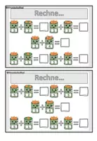 Vorschau - Arbeitsblätter - Kraft der fünf, Rechnen, Anfangsunterricht, Herbst, Zahlenraum 10 - Seite 3