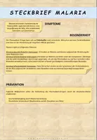Vorschau - Arbeitsblätter - Biologie: Steckbrief Malaria - Seite 2