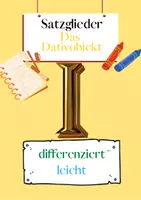 Vorschau - Arbeitsblätter - Materialpaket Das Dativobjekt Übungen | leicht - mittel - schwer (wachsendes Paket) - Seite 1
