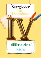 Vorschau - Arbeitsblätter - Das Dativobjekt Übungen (IV) | differenziert - leicht - Deckblatt
