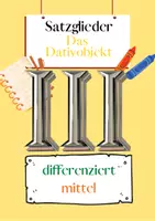 Vorschau - Arbeitsblätter - Das Dativobjekt Übungen (III) | differenziert - mittel - Deckblatt