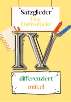 Vorschau - Arbeitsblätter - Das Dativobjekt Übungen (IV) | differenziert - mittel - Deckblatt
