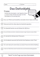 Vorschau - Arbeitsblätter - Das Dativobjekt Übungen (II) | differenziert - schwer - Seite 3
